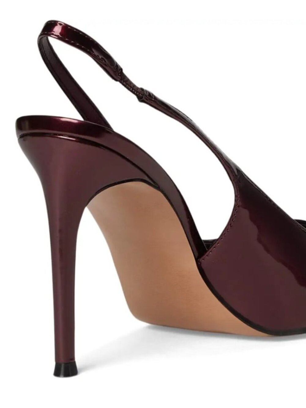 Steve Madden Reyes Pointy Slingback Pumps Cherry Pearl US Size 7 - Picture 9 of 16